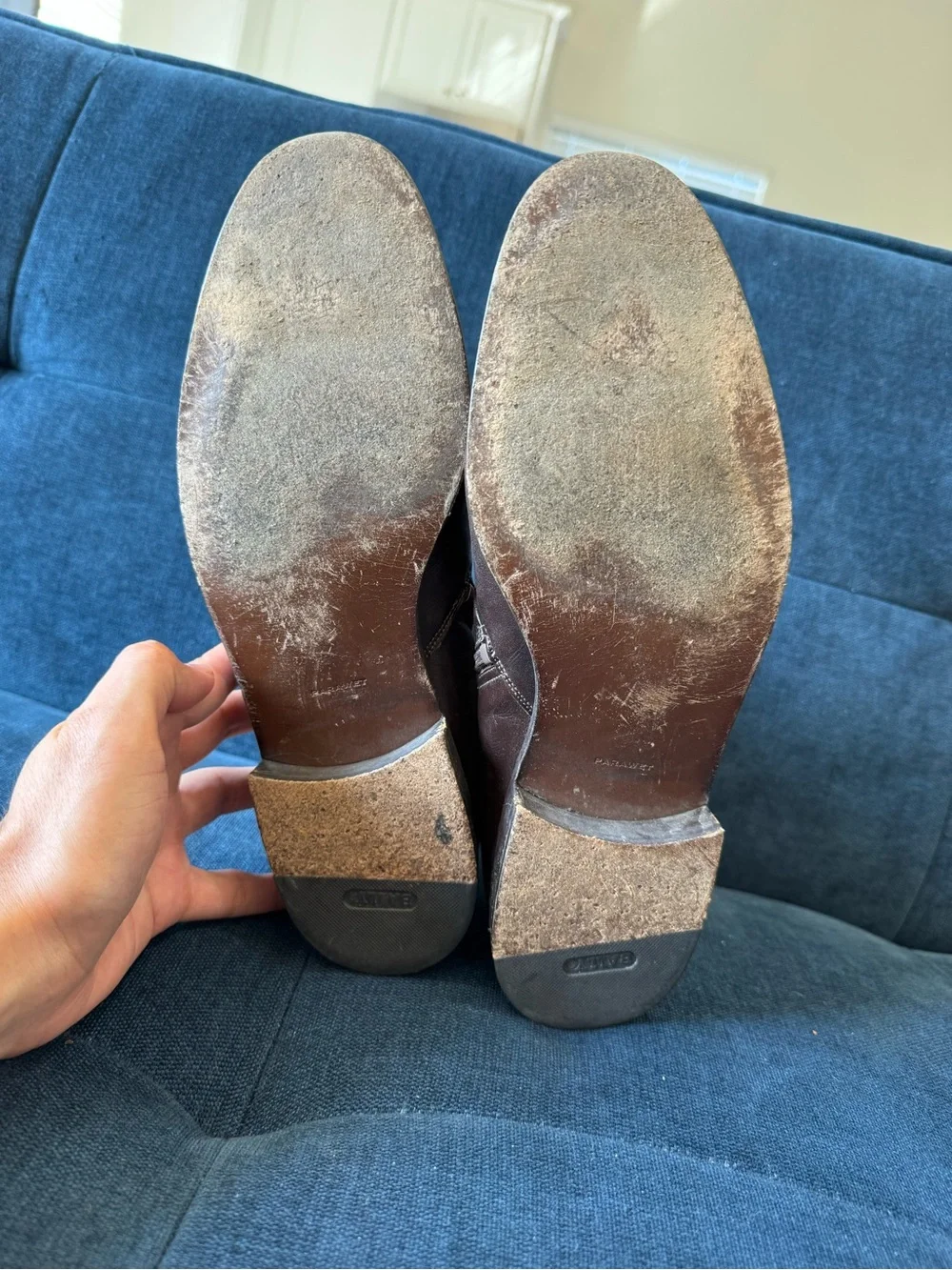 Vintage Bally Leather Ankle Zipper Boots - Brown